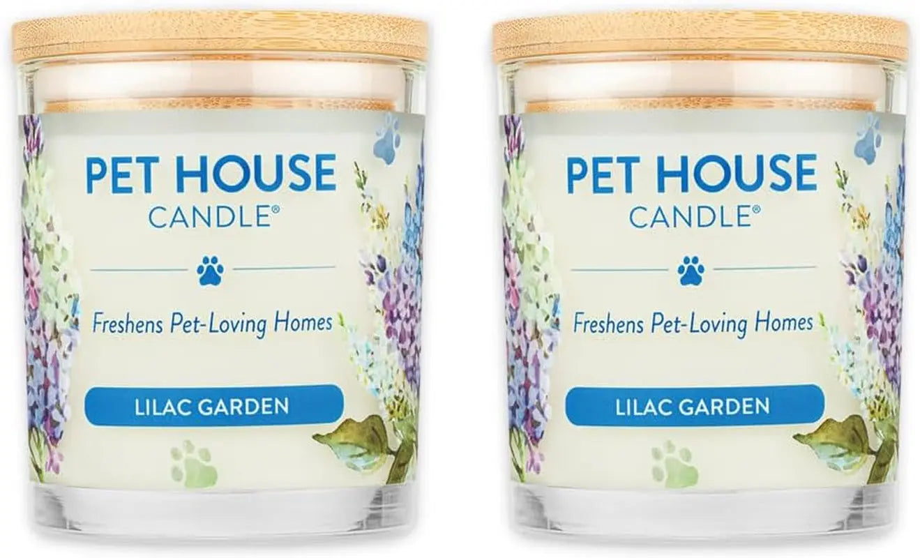 Elevate Your Home with One Fur All's Pumpkin Spice Pet House Candles - Long-Lasting, Eco-Friendly Odor Eliminators (Set of 2) One Fur All