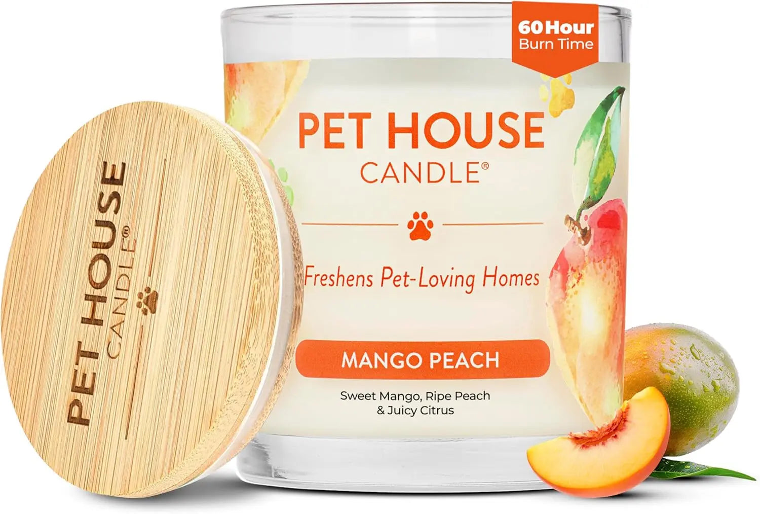 Elevate Your Home with One Fur All's Pumpkin Spice Pet House Candles - Long-Lasting, Eco-Friendly Odor Eliminators (Set of 2) One Fur All