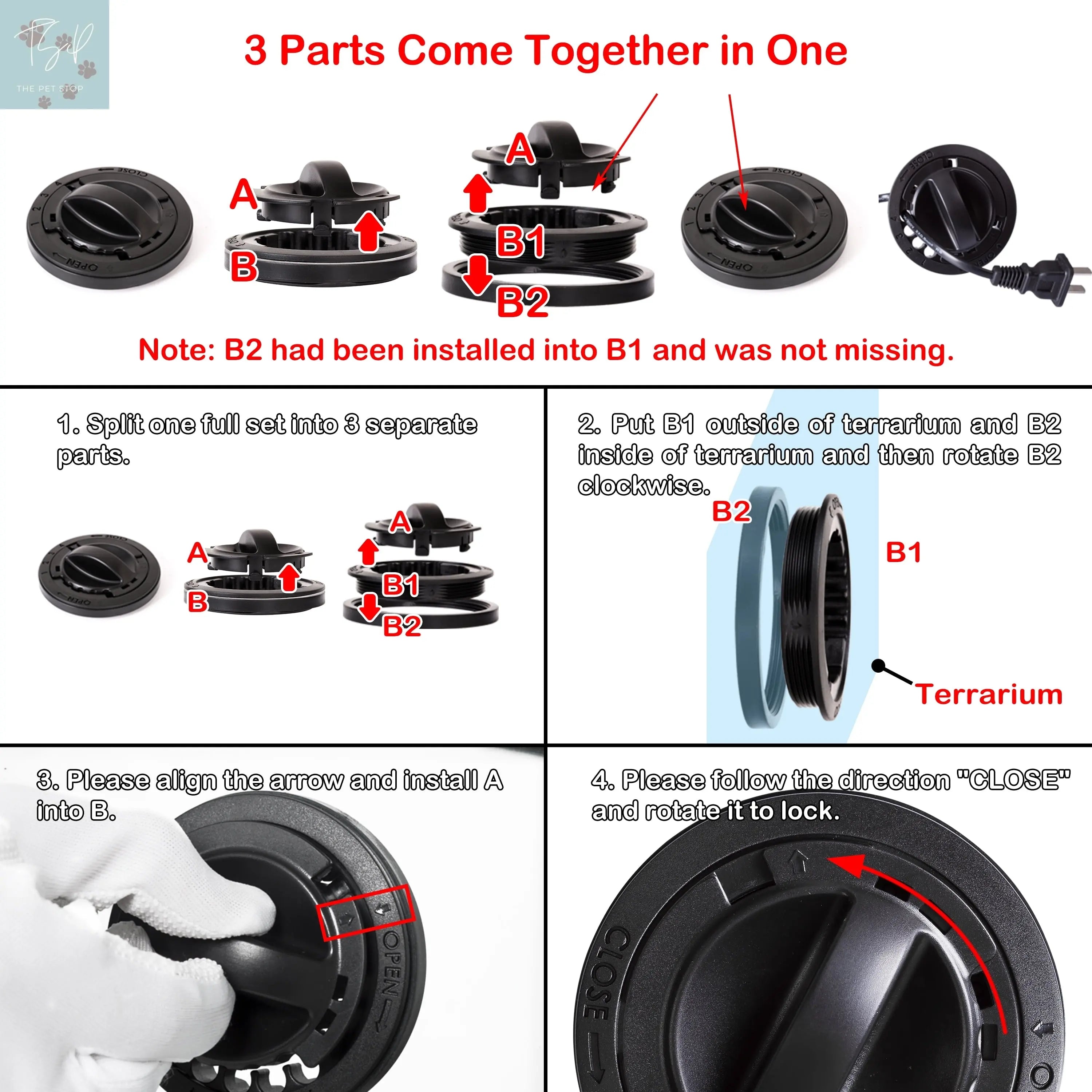 REPTI ZOO 90Gallon Reptile Large Terrarium Upgrade Glass Front Opening Tank Sliding Door with Screen Ventilation Reptile Terrarium about 48" X 24" X 18"(Knock-Down) Etan Pet Supplies INC.