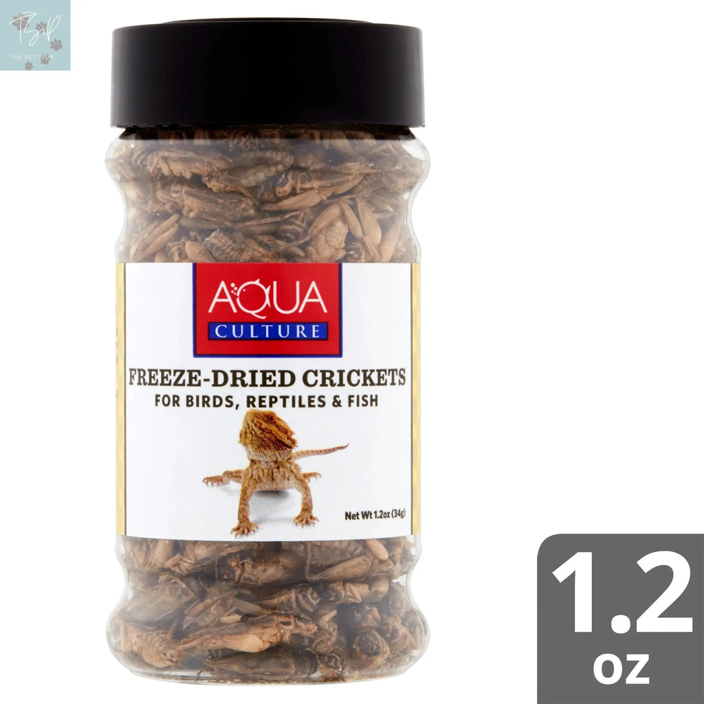 (4 Pack) Aqua Culture Freeze-Dried Crickets for Birds, Reptiles & Fish, 1.2 Oz Wal-Mart Stores, Inc.