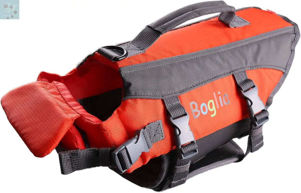 Canine Life Jacket - Swimming Vest for Dogs, Medium Size Floatation Aid Boglia