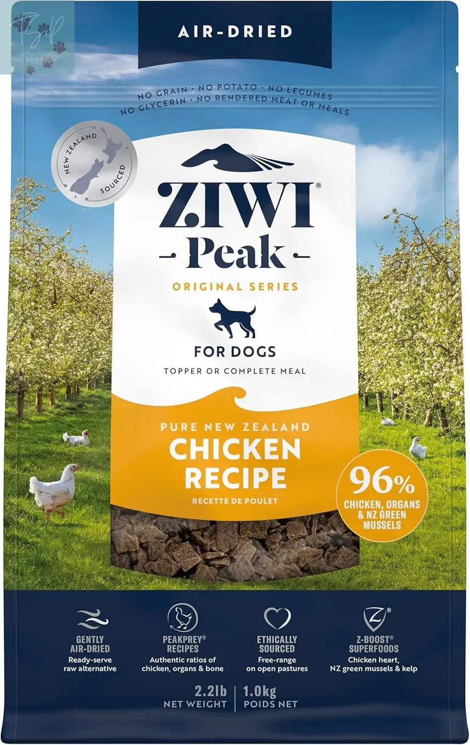 ZIWI Peak Air-Dried Dog Food - Tripe & Lamb Formula, All-Natural, High Protein, Grain-Free, Limited Ingredient with Superfoods (35.2 oz) ZIWI