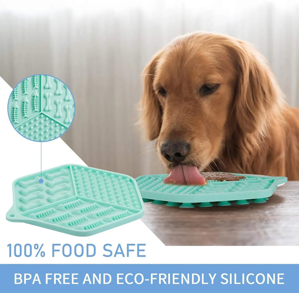 Ultimate Pet Feeding Mat for Dogs and Cats - Anxiety Relief & Engaging Snuffle Activity for Mess-Free Mealtime Fun! HOPECENTER