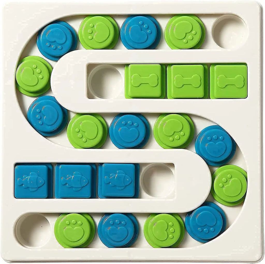 Smart Paws Interactive Pet Puzzle Toy with 25 Holes - Mental Stimulation Treat Dispenser and Enrichment Game for Dogs and Cats of All Sizes YILEPET