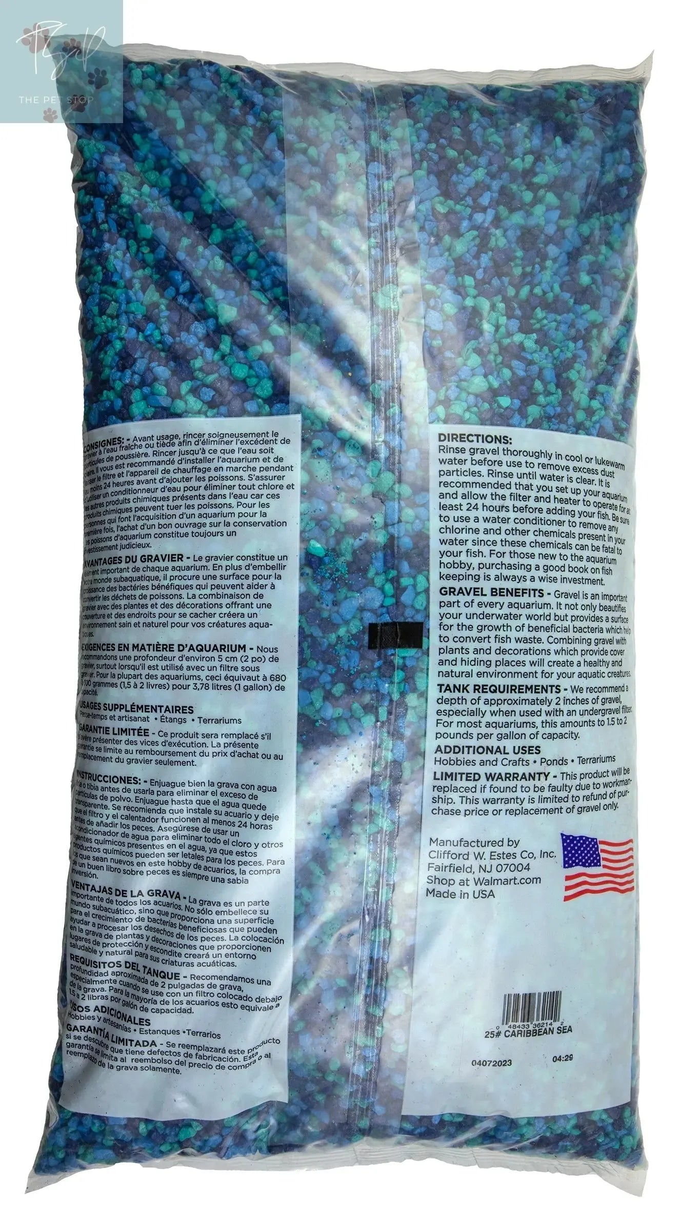 Aqua Culture Aquarium Gravel, Caribbean, 25 Lb Wal-Mart Stores, Inc.