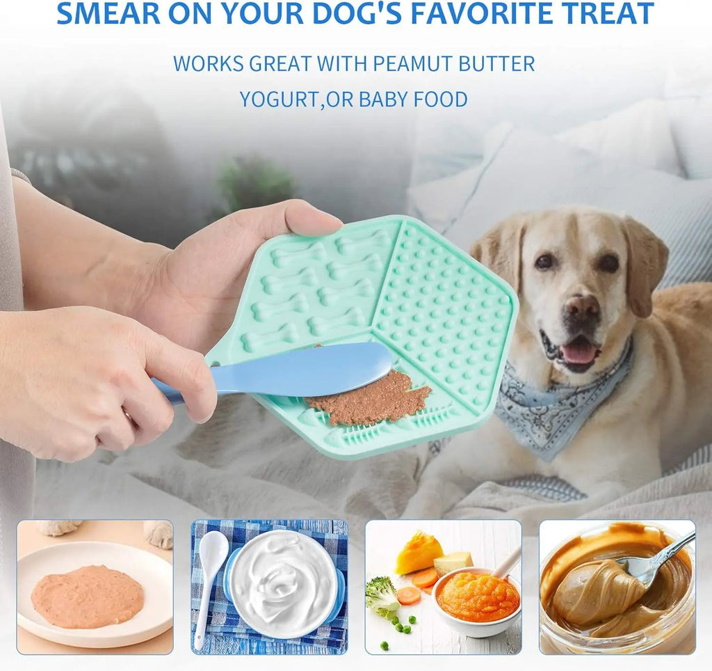 Ultimate Pet Feeding Mat for Dogs and Cats - Anxiety Relief & Engaging Snuffle Activity for Mess-Free Mealtime Fun! HOPECENTER