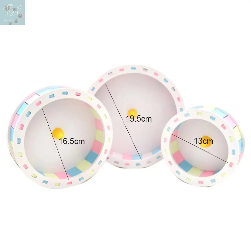 Hamster Wheel, Silent Hamster Exercise Wheel, Cage Activity Accessories Running/Playing Toy for Rats Gerbils Chinchillas Mice Hedgehogs Guinea Pigs and Other Small Animal GMMGLT