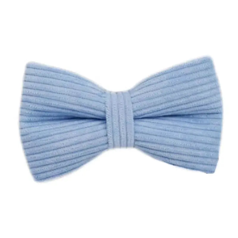 Custom Engraved Blue Corduroy Dog Collar and Leash Set for Pets NONE