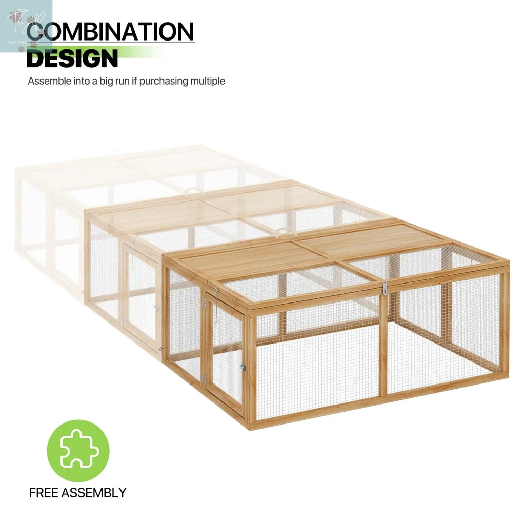 Magshion 45.5" Wooden Chicken Coop Rabbit Hutch Magshion