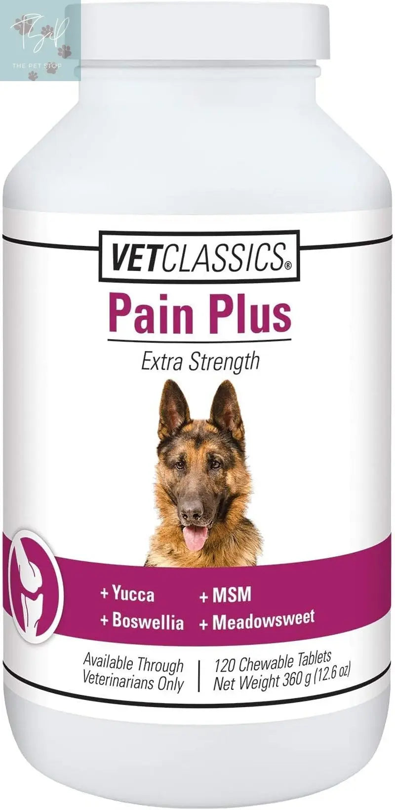 Vet Classics Extra Strength Pain Relief Health Supplement for Dogs - 120 Soft Chews Vet Classics