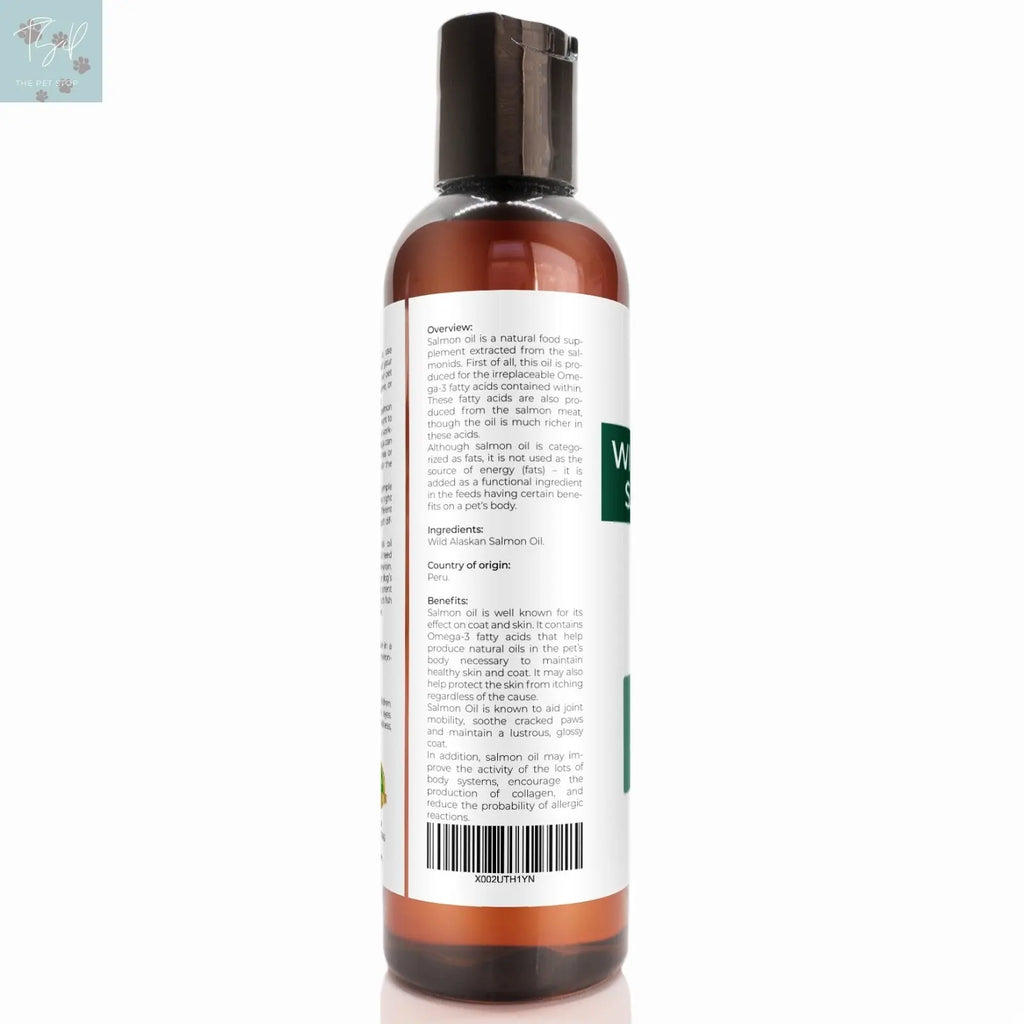 Velona Wild Alaskan Salmon Oil for Dogs and Cats - 2 Fl Oz and 1 Gallon Options, Rich in Omega-3 and EPA for Healthy Coat Does not apply