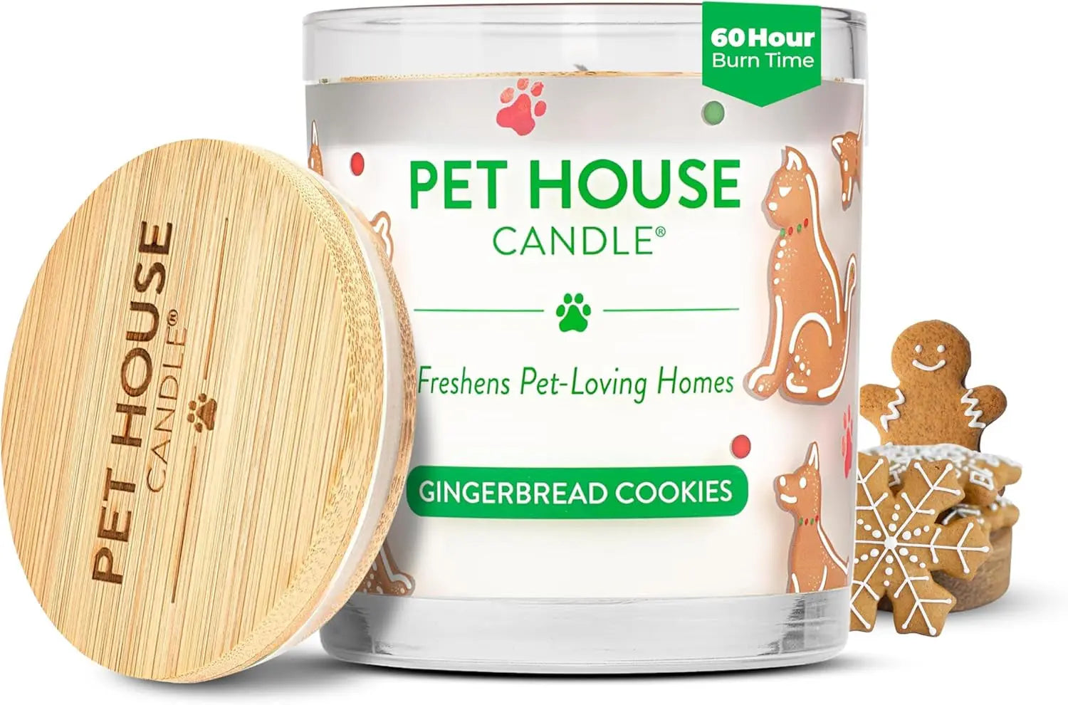 Elevate Your Home with One Fur All's Pumpkin Spice Pet House Candles - Long-Lasting, Eco-Friendly Odor Eliminators (Set of 2) One Fur All