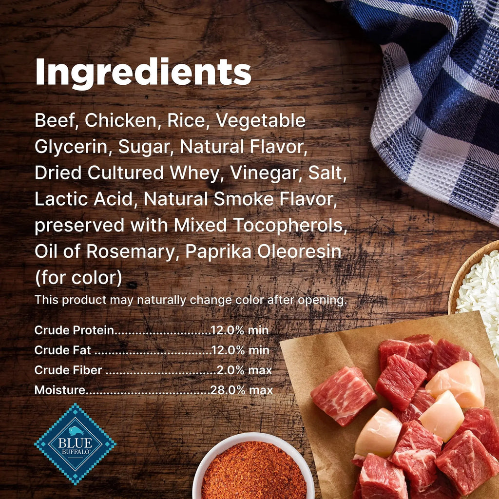 Blue Buffalo Nudges Grillers Natural Dog Treats with Real Beef - 16 oz of Pure Joy for Your Pup! Blue Buffalo