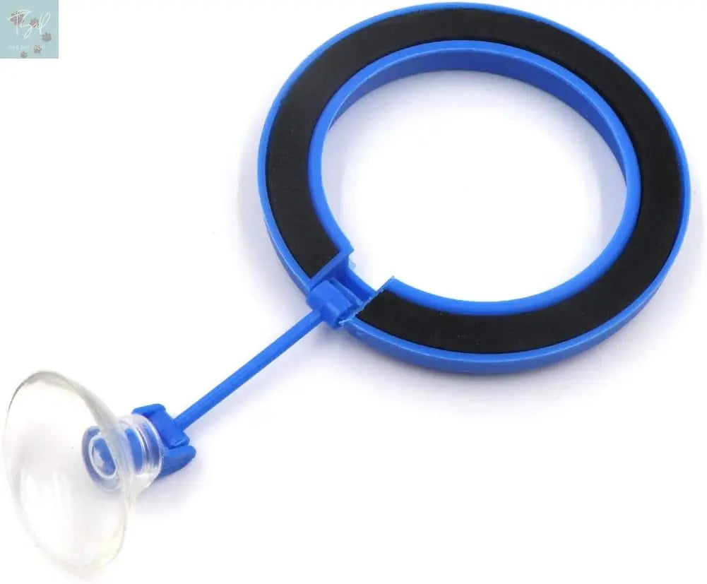 HONJIE Round Fish Feeding Ring - Eco-Friendly Suction Cup Floating Food Feeder for Aquariums (Set of 4) HONJIE