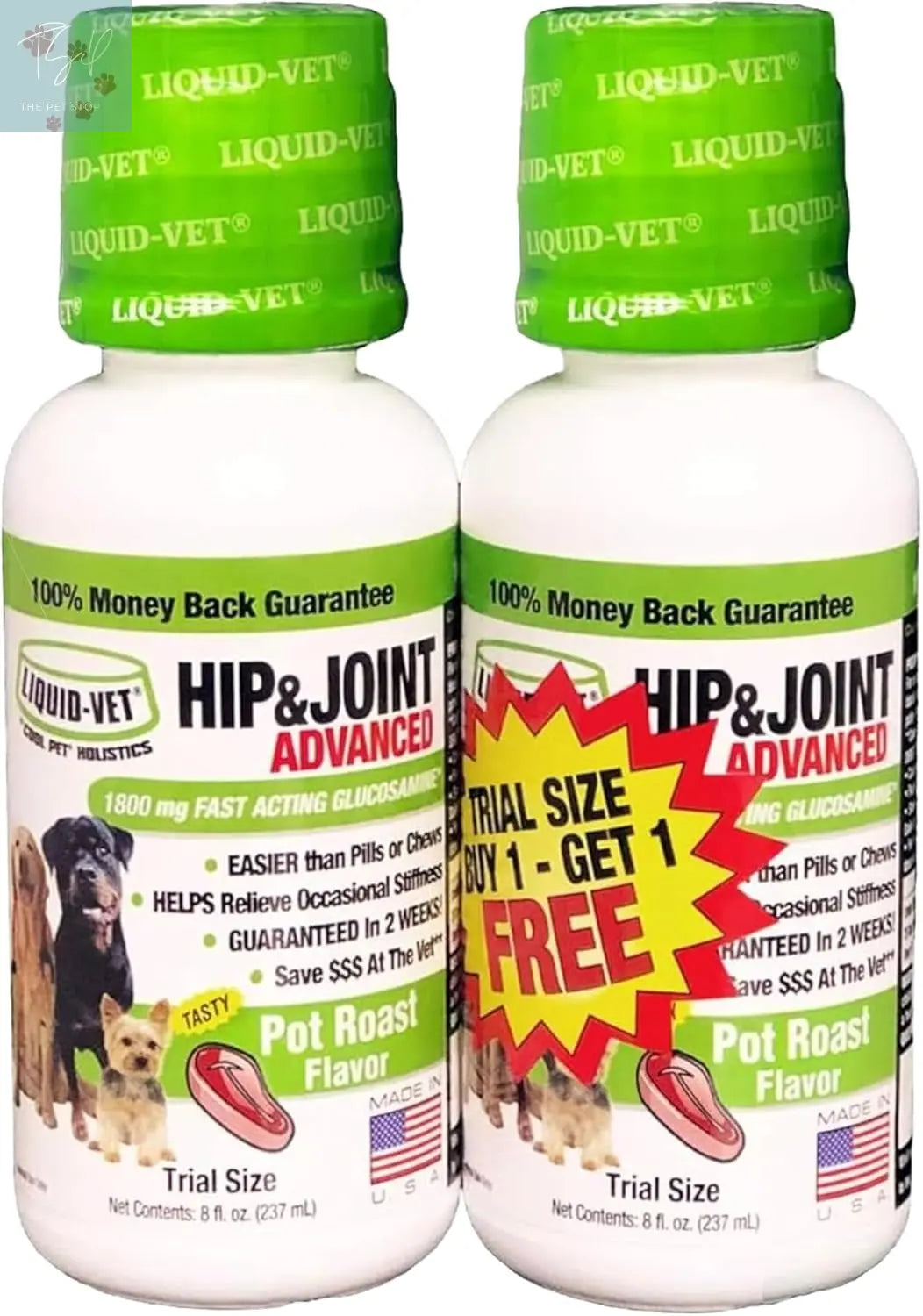 K9 Hip & Joint Advanced Formula - Bacon Flavor, 8 Oz Trial Size Animal Busines Concepts dba Cool PET Holistic
