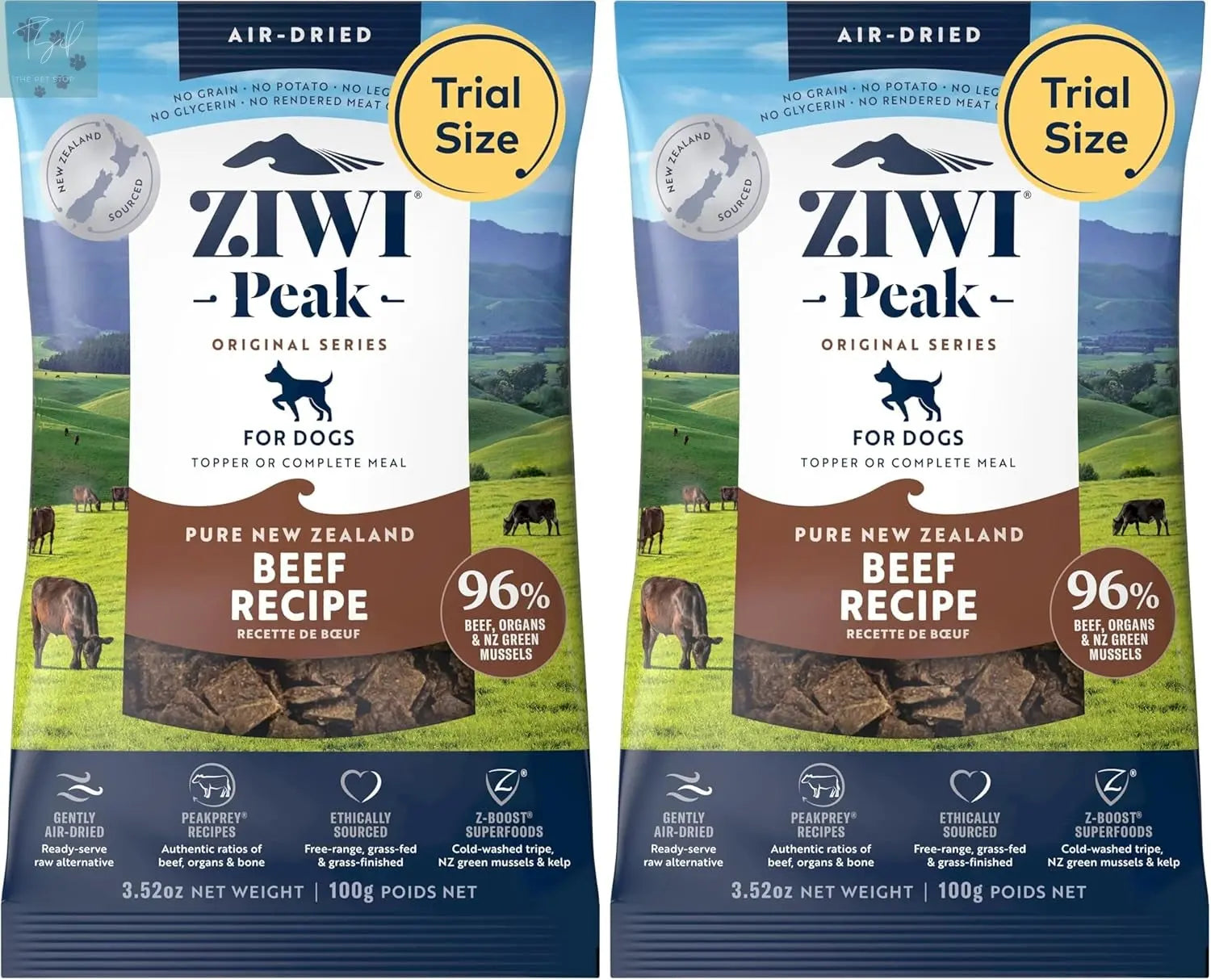 ZIWI Peak Air-Dried Dog Food - Tripe & Lamb Formula, All-Natural, High Protein, Grain-Free, Limited Ingredient with Superfoods (35.2 oz) ZIWI