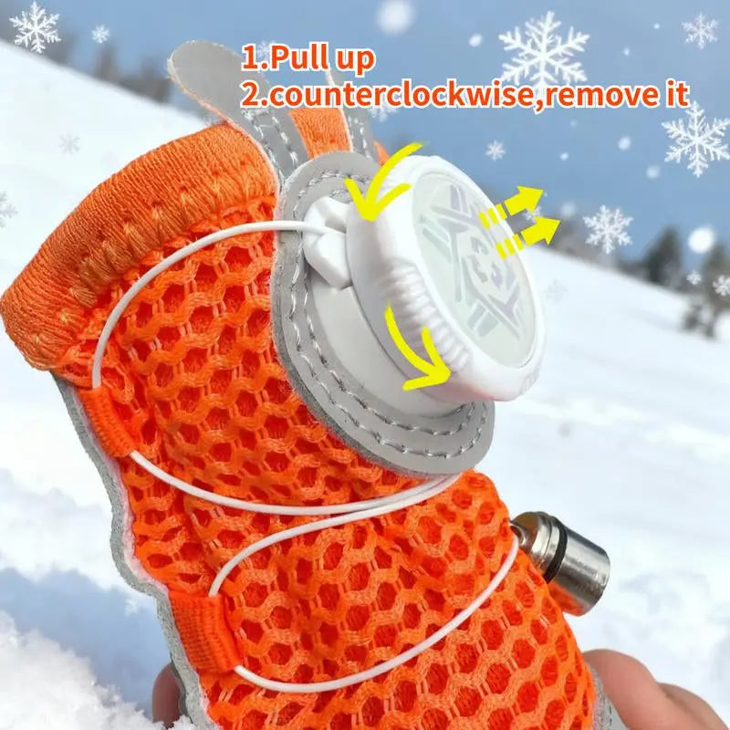 2026 New Glowing Dog Shoes (4Pcs)Light up Dog Shoes,Anti-Slip Sole Paw Protector Booties for Small Medium Dogs Hot Pavement Safety The Pet Stop