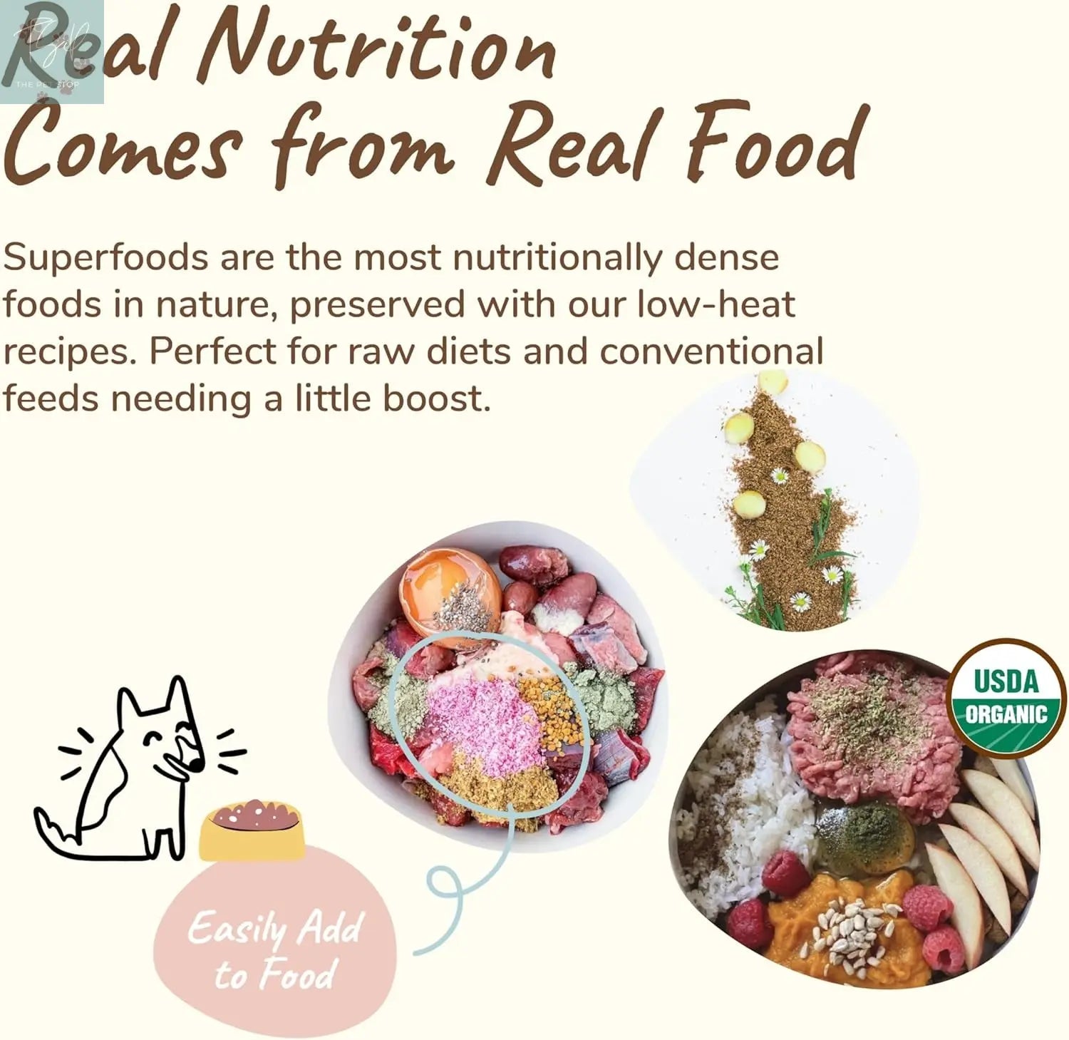 Kin+Kind Calming Supplement for Dogs and Cats – Natural Calming Support with Organic Chamomile, Thyme, Apple Pomace, Ginger, and Coconut – Veterinarian Formulated – Made in the USA – 8 Oz kin+kind