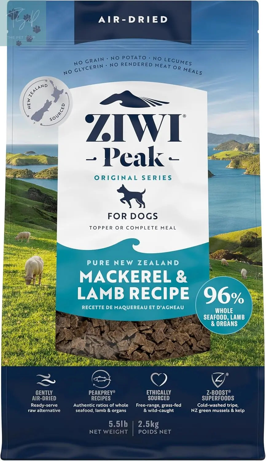 ZIWI Peak Air-Dried Dog Food - Tripe & Lamb Formula, All-Natural, High Protein, Grain-Free, Limited Ingredient with Superfoods (35.2 oz) ZIWI
