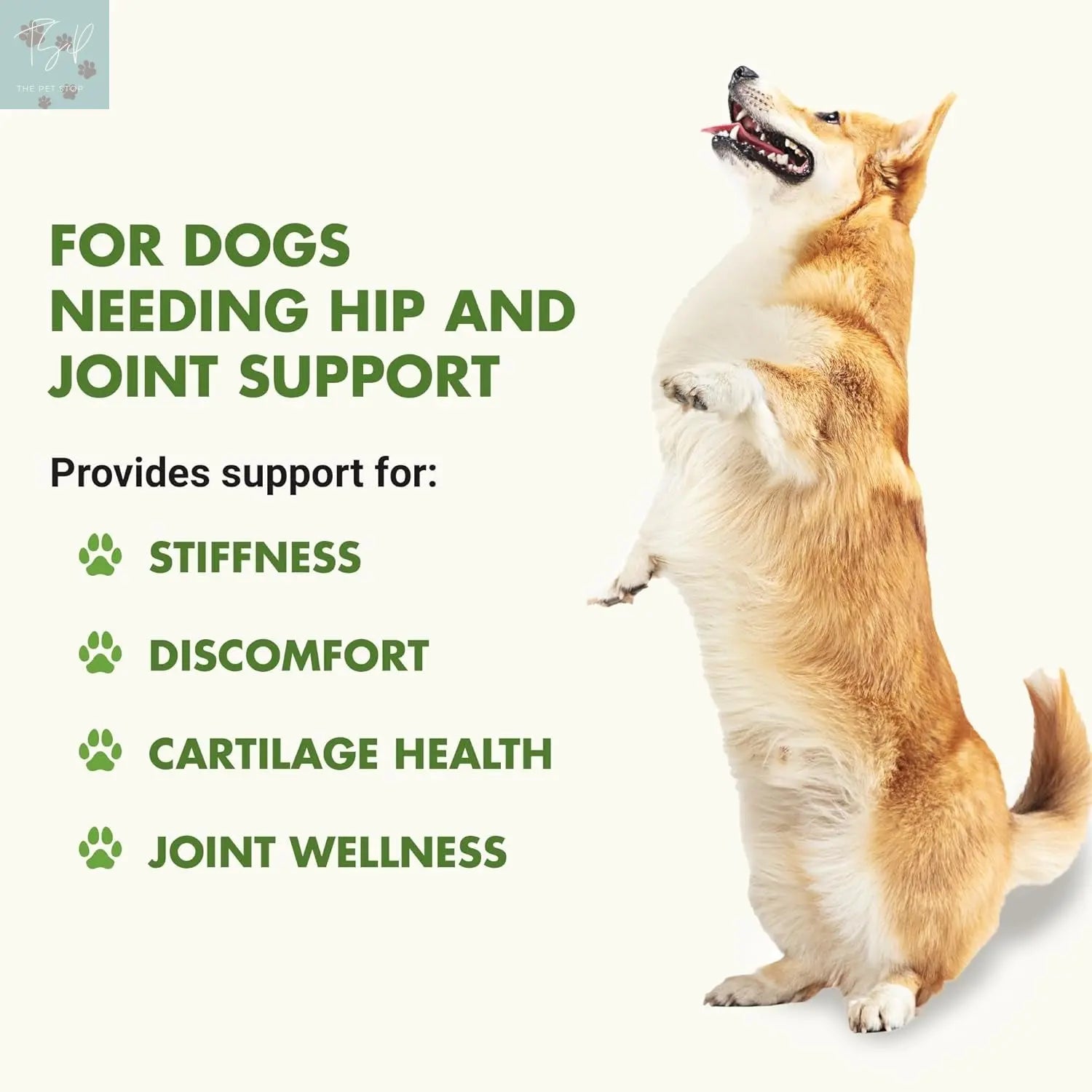 K9 Hip & Joint Advanced Formula - Bacon Flavor, 8 Oz Trial Size Animal Busines Concepts dba Cool PET Holistic