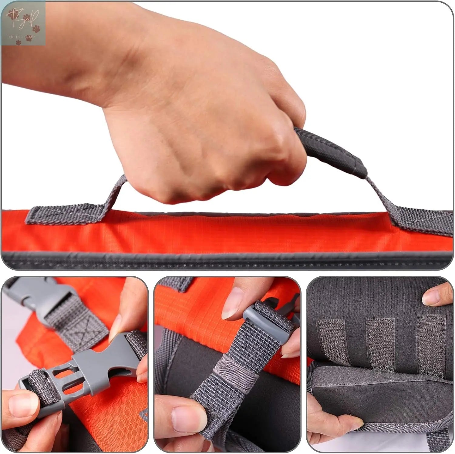 Canine Life Jacket - Swimming Vest for Dogs, Medium Size Floatation Aid Boglia