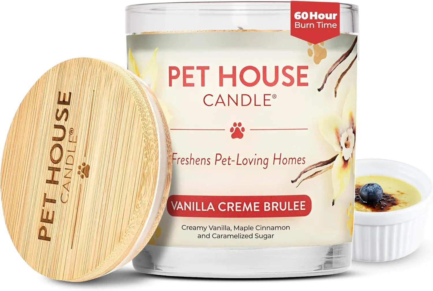 Elevate Your Home with One Fur All's Pumpkin Spice Pet House Candles - Long-Lasting, Eco-Friendly Odor Eliminators (Set of 2) One Fur All
