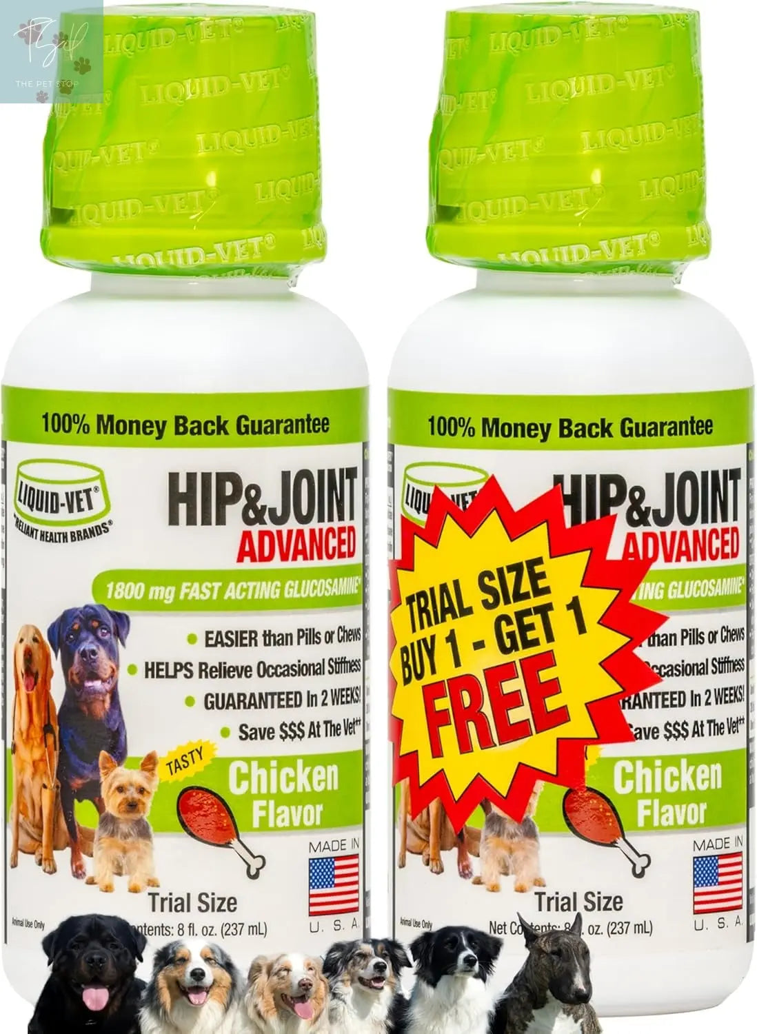 Liquid-Vet K9 Advanced Hip & Joint Formula, Unflavored, 32 oz Animal Busines Concepts dba COOL PET Holistic