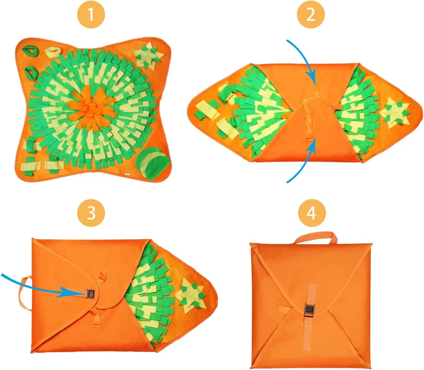 Engaging Pet Snuffle Mat for Dogs - Interactive Foraging Puzzle for Indoor & Outdoor Fun! Shenzhen Zhongji Industrial CO.,Ltd