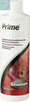 Seachem Prime Freshwater and Saltwater Conditioner - Chemical Remover and Detoxifier, 250 mL Seachem Laboratories, Inc.