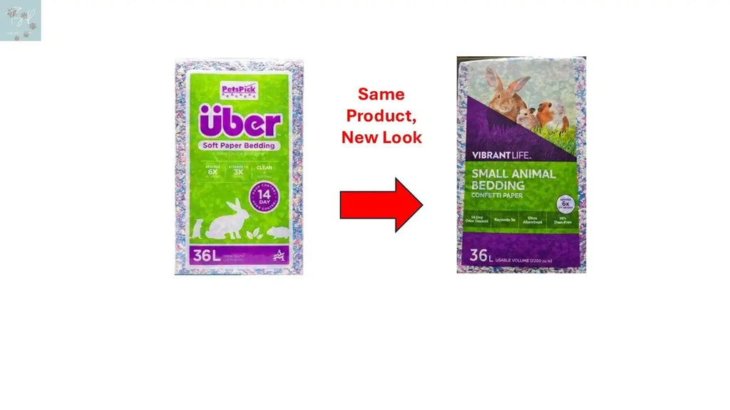 (4 Pack) Pets Pick 36L White Uber Pet Bedding, Hamster, Rabbit, Rat American Wood Fibers